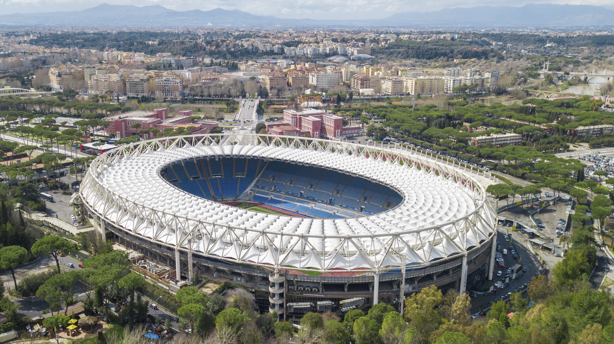 Roma-Slavia Praga tifosi