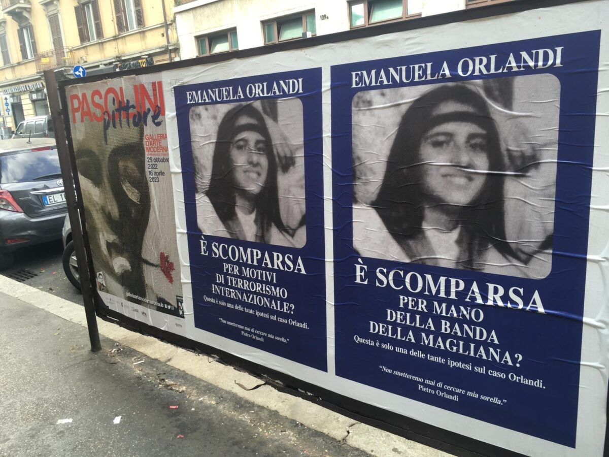 emanuela orlandi manifesti