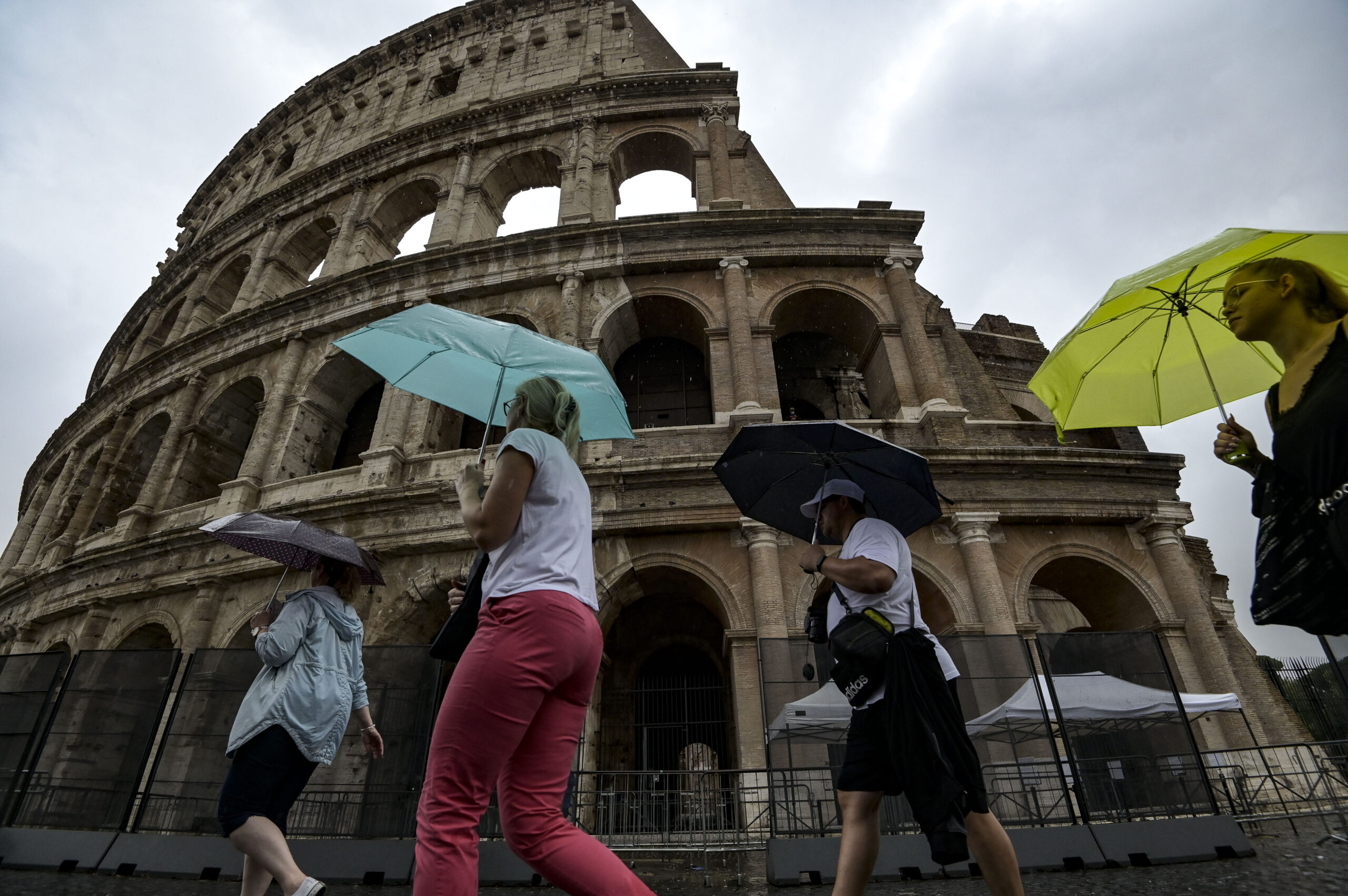 Maltempo Roma bomba d'acqua