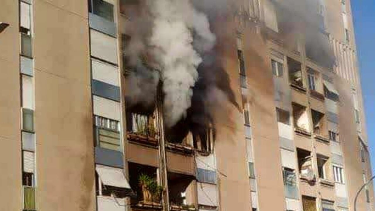 incendio spinaceto roma