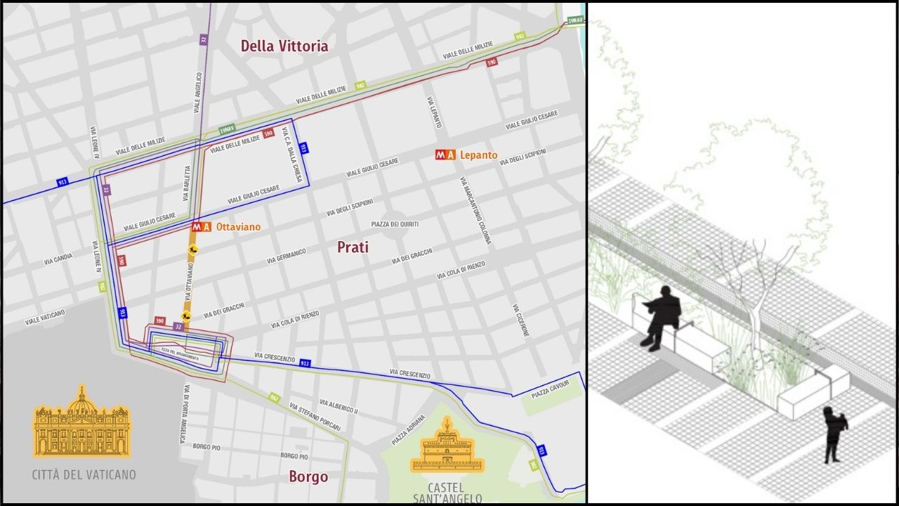 cantiere via ottaviano deviazioni