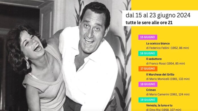 Roma, da domani rassegna film Alberto Sordi nella sua villa a Caracalla